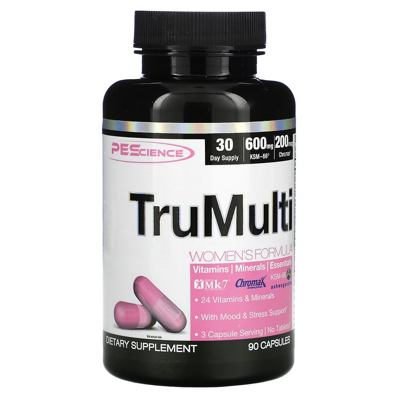PEScience TruMulti Women's Formula 90 Capsules 3 PEScience TruMulti Women's Formula 90 Capsules 040232199813