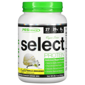 PEScience Vegan Series Select Protein Vanilla Indulgence 26.7 oz (756 g) 040232199875