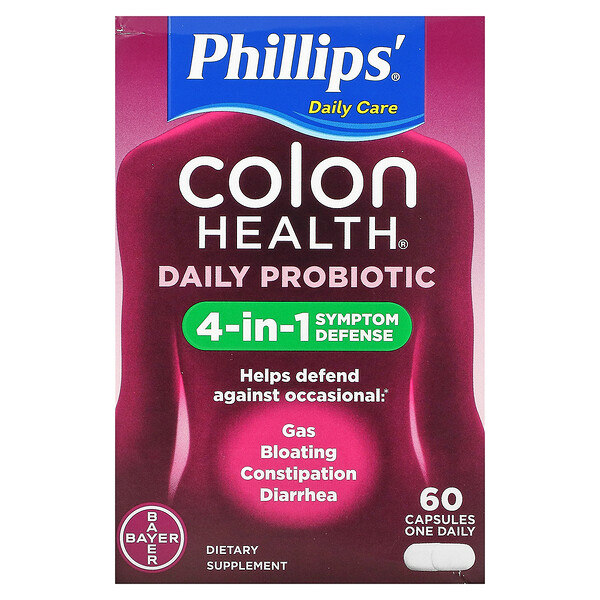 Phillip's Colon Health Daily Probiotic 60 viên 3 phillip s colon health daily probiotic 60 capsules 108796