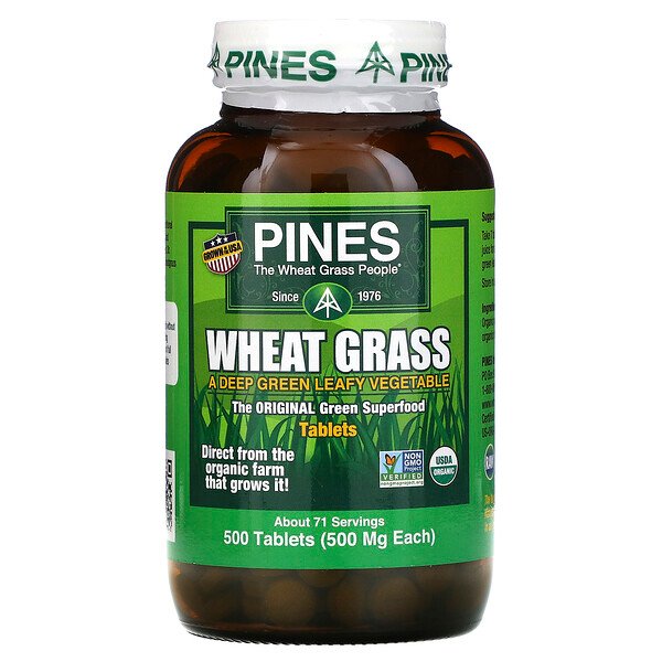 Pines International Wheat Grass 500 mg 500 viên 3 pines international wheat grass 500 mg 500 tablets 62852