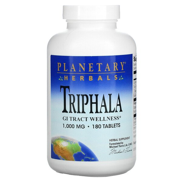 Planetary Herbals Triphala GI Tract Wellness 1.000 mg 180 Tablets 2 Mua Planetary Herbals Triphala GI Tract Wellness 1