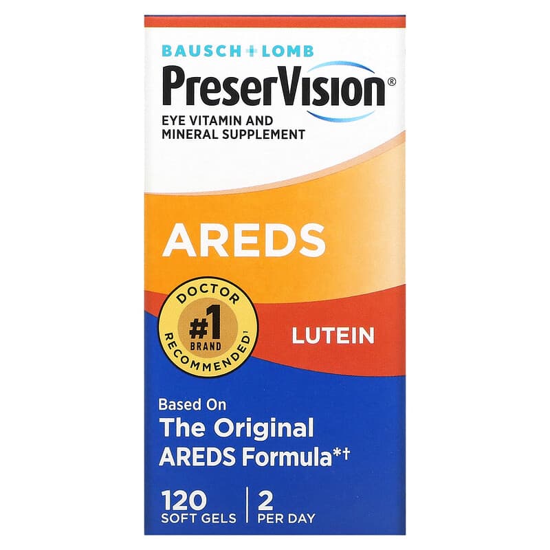 PreserVision AREDS Lutein 120 Soft Gels 3 PreserVision AREDS Lutein 120 Soft Gels 324208632116