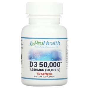 ProHealth Longevity Vitamin D3 50.000 1.250 mcg (50.000 IU) 50 Softgels 850023410153