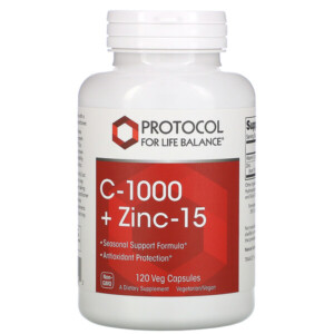Mua Protocol for Life Balance C-1000 + Zinc-15 120 Veg viên giảm giá rẻ Hà nội TPHCM