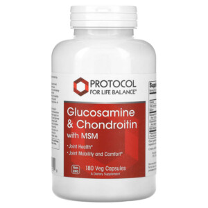 Protocol for Life Balance Glucosamine & Chondroitin with MSM 180 Veg Capsules 707359131729