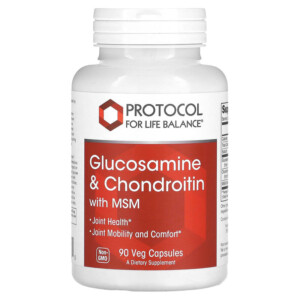 Protocol for Life Balance Glucosamine & Chondroitin with MSM 90 Veg Capsules 707359131705
