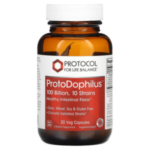 Protocol for Life Balance ProtoDophilus 100 Billion 30 Veg Capsules 707359129313