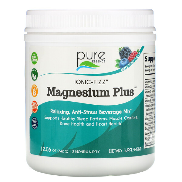 Mua Pure Essence Ionic-Fizz Magnesium Plus Mixed Berry 12.06 oz 342 g giảm giá rẻ Hà nội TPHCM