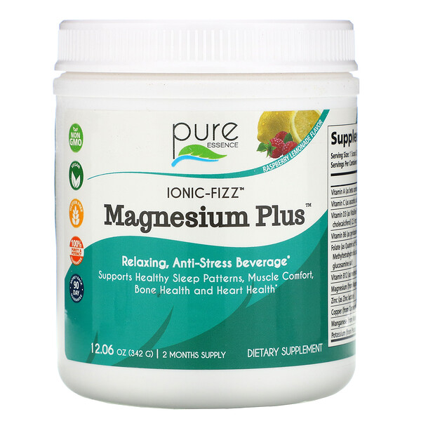 Mua Pure Essence Ionic-Fizz Magnesium Plus Raspberry Lemonade 12.06 oz 342 g giảm giá rẻ Hà nội TPHCM