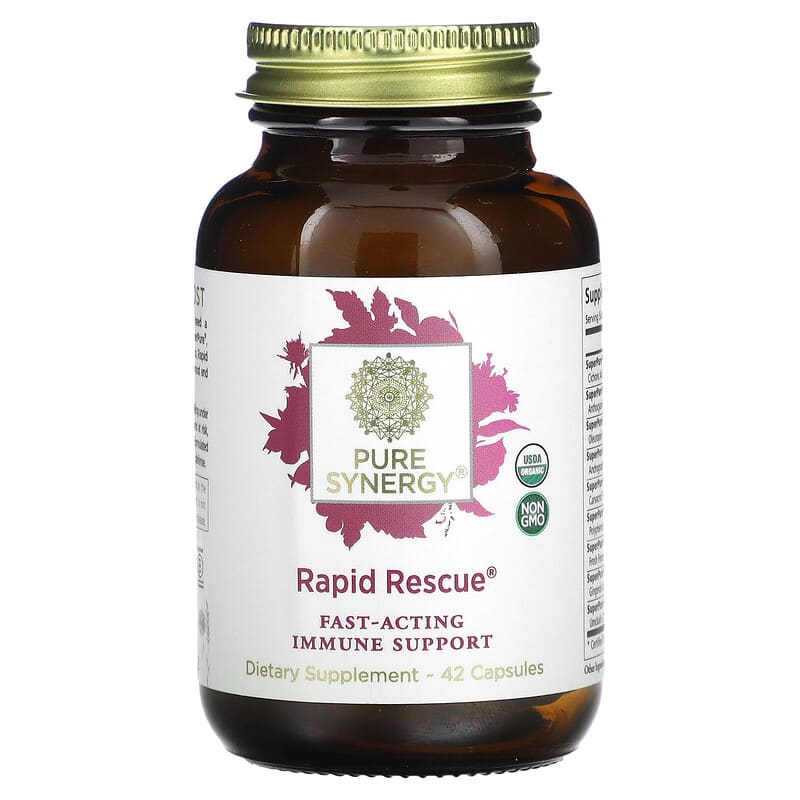 Pure Synergy Rapid Rescue 42 viên 3 pure synergy rapid rescue 42 capsules 80742