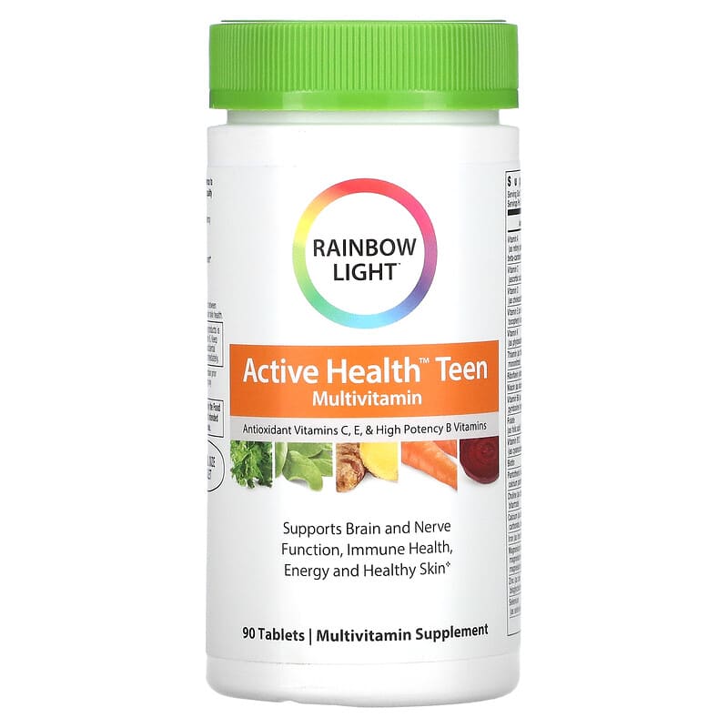 Rainbow Light Active Health Teen 90 Tablets 3 Rainbow Light Active Health Teen 90 Tablets 021888112029