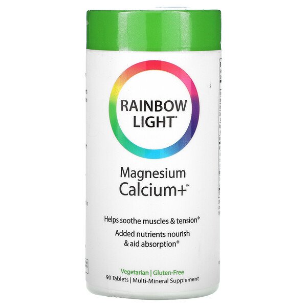 Rainbow Light Magnesium Calcium+ 90 Tablets 1 Mua Rainbow Light Magnesium Calcium+ 90 viên giảm giá rẻ Hà nội TPHCM