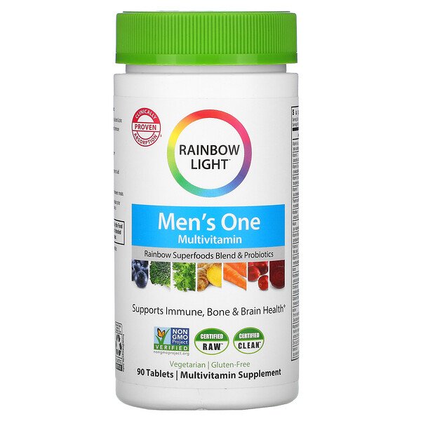Rainbow Light Men's One Multivitamin 90 viên 6 rainbow light men s one multivitamin 90 tablets 1794