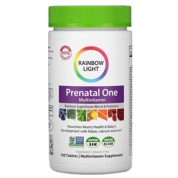 Rainbow Light Prenatal One Multivitamin 150 viên 3 rainbow light prenatal one multivitamin 150 tablets 14369