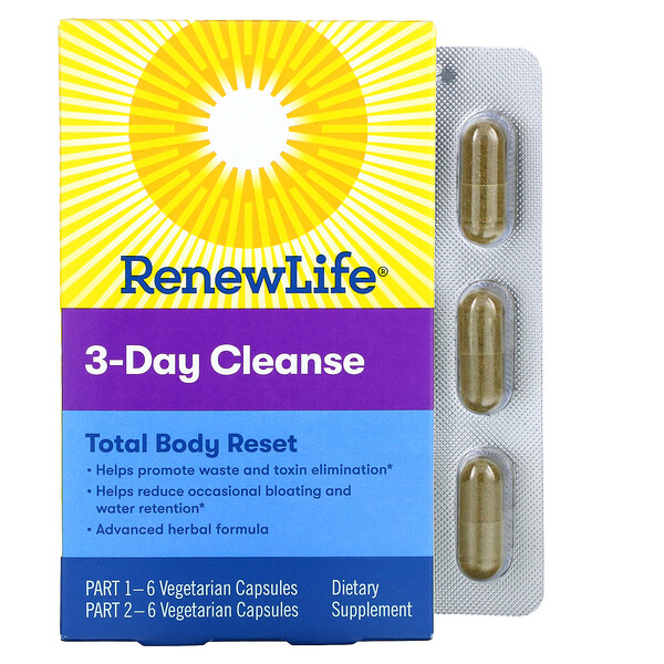 Mua Renew Life 3-Day Cleanse Total Body Reset 12 viên giảm giá rẻ Hà nội TPHCM
