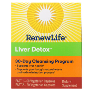 Mua Renew Life Liver Detox 30-Day Cleansing Program 2 Bottles 60 viên Each giảm giá rẻ Hà nội TPHCM