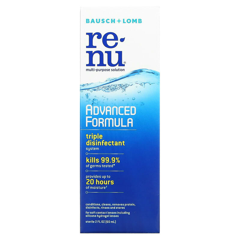 Renu Multi-Purpose Solution Advanced Formula 2 fl oz (60 ml) 3 Renu Multi-Purpose Solution Advanced Formula 2 fl oz (60 ml) 310119039540