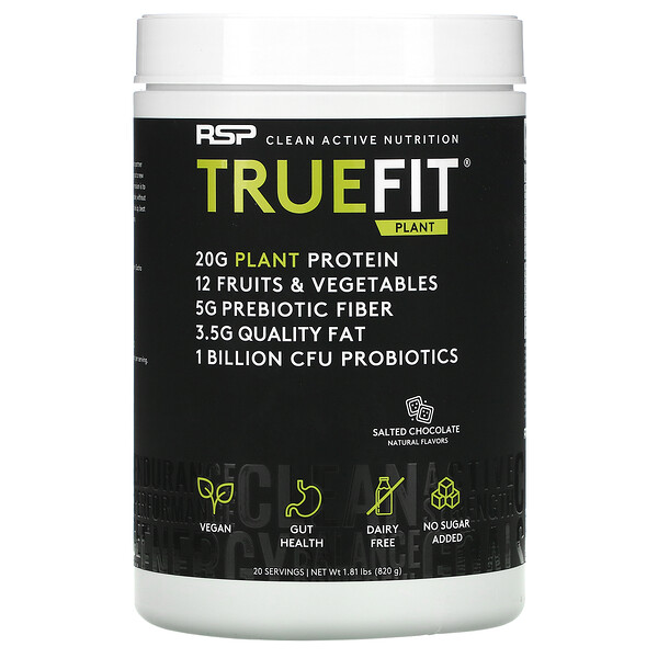 Mua RSP Nutrition TrueFit Plant Protein Shake Salted Chocolate 1.81 lbs 820 g giảm giá rẻ Hà nội TPHCM