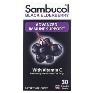 Sambucol Black Elderberry 30 Chewable Tablets 896116001129