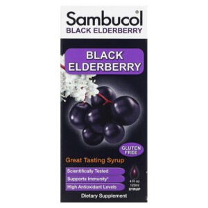 Sambucol Black Elderberry Syrup 4 fl oz (120 ml) 896116001105