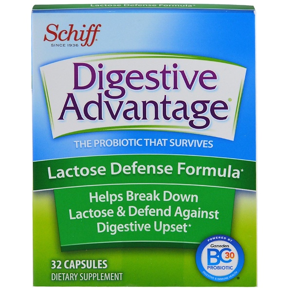 Schiff Digestive Advantage Lactose Defense Formula 32 viên 2 schiff digestive advantage lactose defense formula 32 capsules 36684