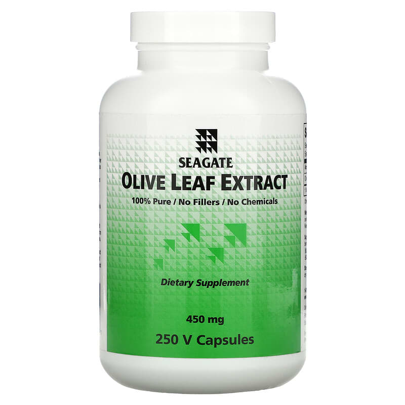 Seagate Olive Leaf Extract 450 mg 250 V Capsules 3 Seagate Olive Leaf Extract 450 mg 250 V Capsules 019277000521