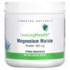Seeking Health Magnesium Malate Powder 500 mg 8.82 oz (250 g) 1 Seeking Health Magnesium Malate Powder 500 mg 8.82 oz (250 g) 810007520667