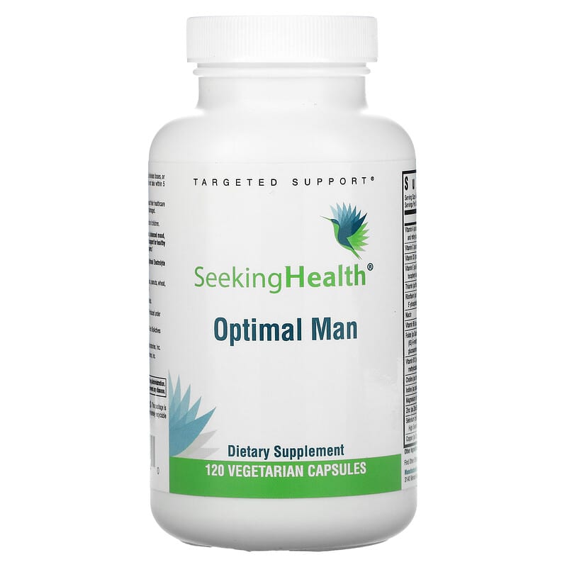 Seeking Health Optimal Man 120 Vegetarian Capsules 3 Seeking Health Optimal Man 120 Vegetarian Capsules 810007521640