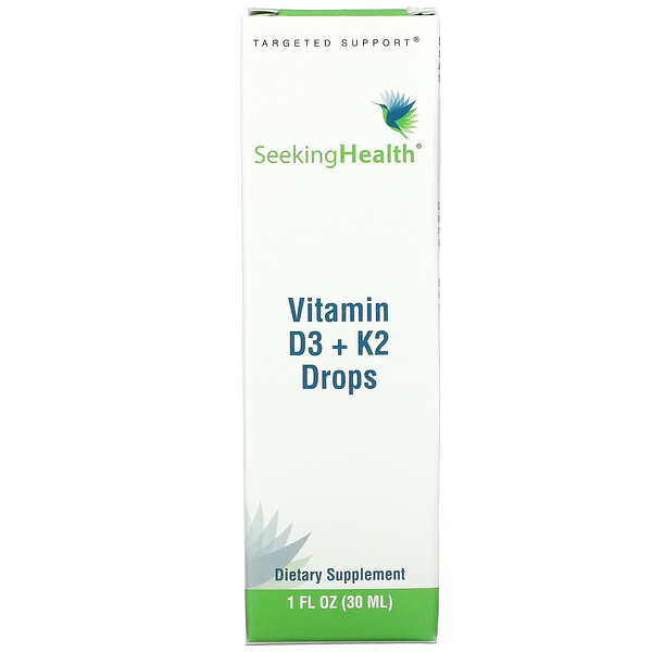 Mua Seeking Health Vitamin D3 + K2 Drops 1 oz 30 ml giảm giá rẻ Hà nội TPHCM