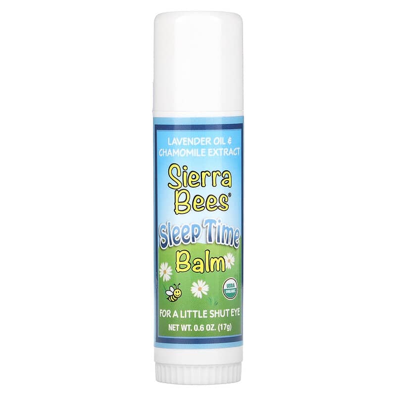 Sierra Bees Sleep Time Balm Stick Lavender & Chamomile 0.6 oz (17 g) 3 Sierra Bees Sleep Time Balm Stick Lavender & Chamomile 0.6 oz (17 g) 898220021482