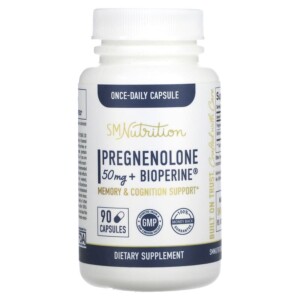 SMNutrition Pregnenolone + Bioperine 50 mg 90 Capsules 850005458111