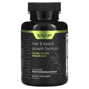 Snap Supplements Hairtonic Hair & Beard Growth Formula 60 Capsules 850039253164
