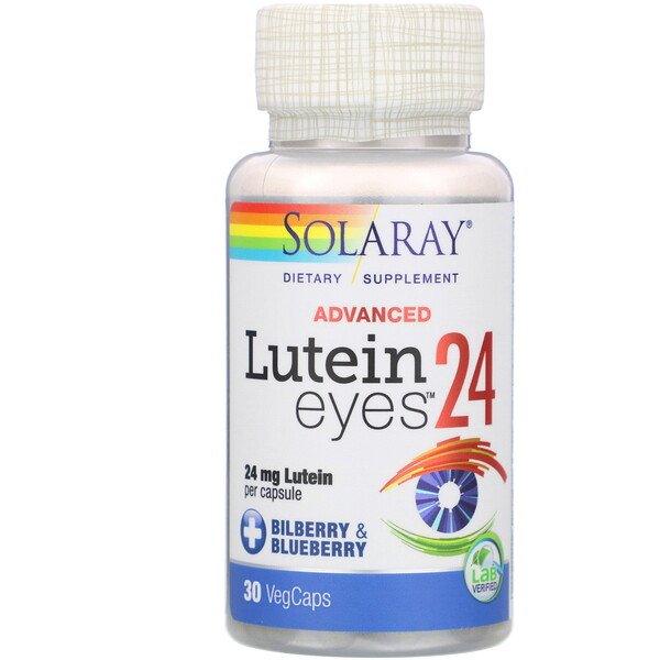 Mua Solaray Advanced Lutein Eyes 24 24 mg 30 VegCaps giảm giá rẻ Hà nội TPHCM