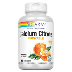 Mua Solaray Calcium Citrate Natural Orange 250 mg 60 viên nhai giảm giá rẻ Hà nội TPHCM