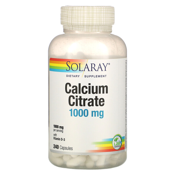 Mua Solaray Calcium Citrate with Vitamin D-3 250 mg 240 viên giảm giá rẻ Hà nội TPHCM