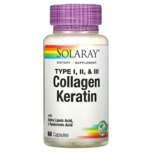 Mua Solaray Collagen Keratin Type I II III 60 viên giảm giá rẻ Hà nội TPHCM