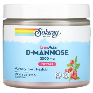Solaray D-Mannose with CranActin Powder 2.000 mg 8 oz (226 g) 076280814590