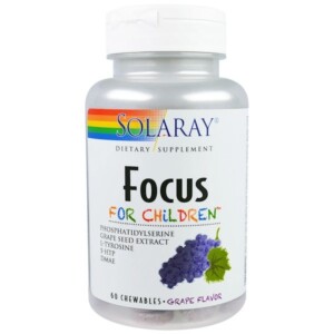 Mua Solaray Focus For Children Grape Flavor 60 Chewables giảm giá rẻ Hà nội TPHCM