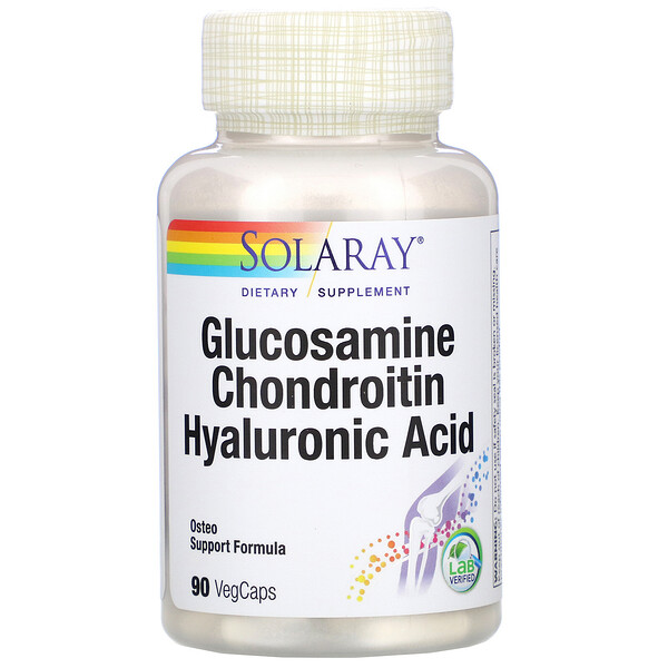 Mua Solaray Glucosamine Chondroitin Hyaluronic Acid 90 VegCaps giảm giá rẻ Hà nội TPHCM