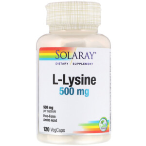 Mua Solaray L-Lysine 500 mg 120 VegCaps giảm giá rẻ Hà nội TPHCM