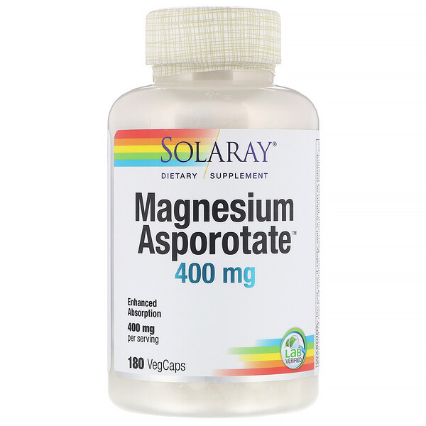 Mua Solaray Magnesium Asporotate 200 mg 180 VegCaps giảm giá rẻ Hà nội TPHCM