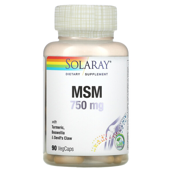 Mua Solaray MSM 750 mg 90 VegCaps giảm giá rẻ Hà nội TPHCM