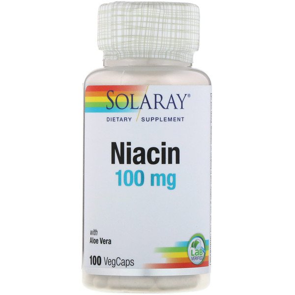 Mua Solaray Niacin 100 mg 100 VegCaps giảm giá rẻ Hà nội TPHCM