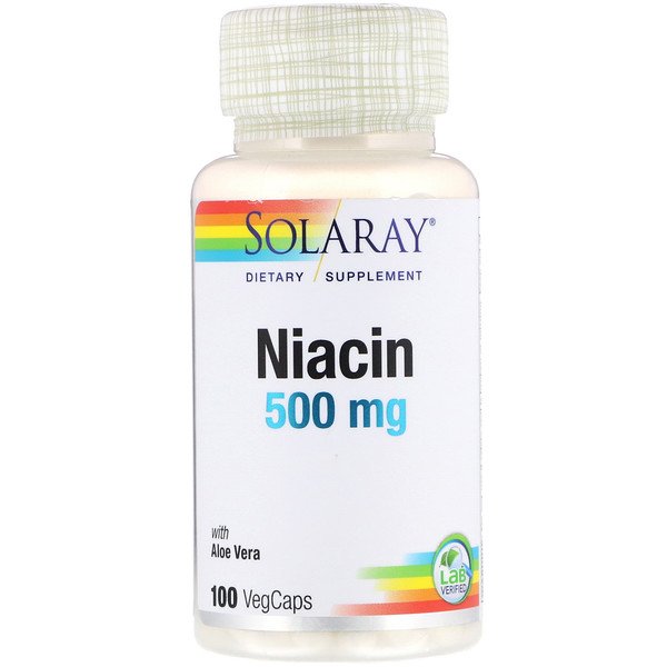 Mua Solaray Niacin 500 mg 100 VegCaps giảm giá rẻ Hà nội TPHCM