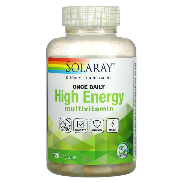 Mua Solaray Once Daily High Energy Multivitamin 120 VegCaps giảm giá rẻ Hà nội TPHCM