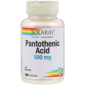 Mua Solaray Pantothenic Acid 500 mg 100 VegCaps giảm giá rẻ Hà nội TPHCM