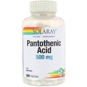 Mua Solaray Pantothenic Acid 500 mg 250 VegCaps giảm giá rẻ Hà nội TPHCM
