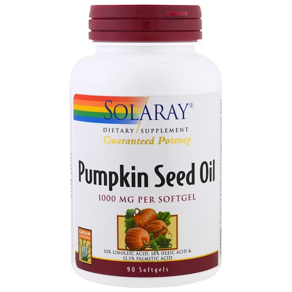 Solaray Pumpkin Seed Oil 1,000 mg 90 Softgels 5 solaray pumpkin seed oil 1 000 mg 90 softgels 73732