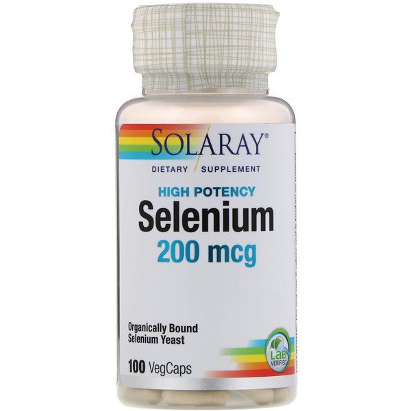 Mua Solaray Selenium High Potency 200 mcg 100 VegCaps giảm giá rẻ Hà nội TPHCM