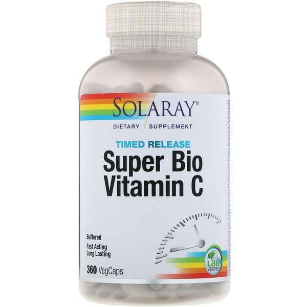 Mua Solaray Super Bio Vitamin C Timed Release 360 VegCaps giảm giá rẻ Hà nội TPHCM